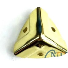 Eco Port Dekoratif, Kutu, Sandık Köşesi - 35X22 Mm, Küçük, Sarı, 100 Adet