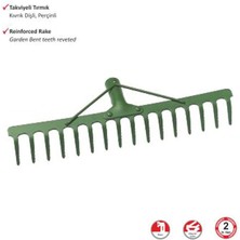 Eco Port Takviyeli Tırmık 14 Diş