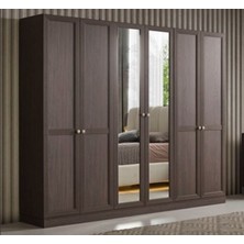 Aydınev Pablo Mdf 6 Kapılı Dolap