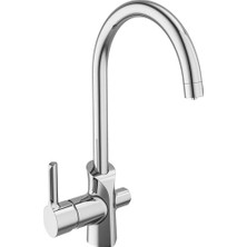 Kale Rosie Su Arıtma Çıkışlı Mutfak Bataryası Krom