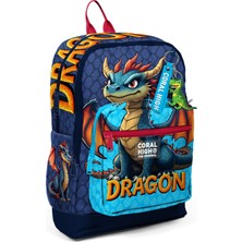 Coral High Kids Dragon Desenli Okul Sırt Çantası 33213