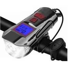 Forte Gt Xbyc 6029 FY-317 Bisiklet Kilometre Saati Ön Lamba USB Kırmızı