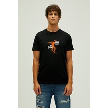 Bad Bear Boom Erkek Siyah Tshirt Night