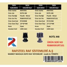 Plastik Rotil Rafsteel RS869391RT101 / 12ADET