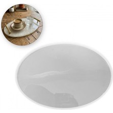 Epoksi Oval Söz ve Nişan Tepsisi Kalıbı 27X20 cm