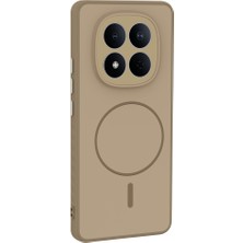 Gpack Xiaomi Redmi Note 15 Uyumlu Kılıf Tea Araç Tutucu Özellikli Silikon Gold
