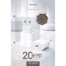 Simex 20W Pd Girişli Şarjaleti Başlıgı Pd3,0