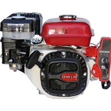 Goldmoto GM200E 6.5 Hp Marşlı Krank Mili Kamalı Benzinli Motor