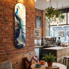 Decorita Cam Kaykay Tablo | Mavi Asalet | 20CM x 80CM