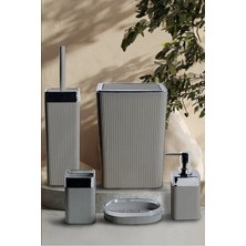 Feyza Design Konforlu ve Şık 5'li Banyo Seti, Temizliğin Vazgeçilmezi