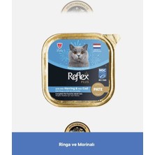 Reflex Plus Alutray Pate Msc Ringa & Msc Morina Balıklı Yetişkin Kedi Maması 85 gr