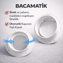 Gama Plastik Bacamatik Davlumbaz Aspiratör Baca Klapesi