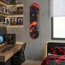 Decorita Cam Kaykay Tablo | Lav Pençesi | 20CM x 80CM