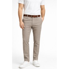Captiva Italyan Kesim Comfort Fit Erkek Keten Pantolon - 7557