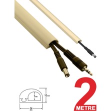 EasyTech Esnek Kablo Kanalı Krem / ET-KK12