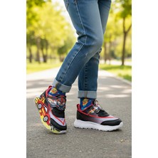 Muggo Car Cırtlı Arabalı ve Işıklı Günlük Çocuk Sneaker Spor Ayakkabı