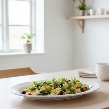 Külsan 11042.CW - Happy Chef Nova - Platter Yağmur Yüzey 42X29 Cm, Thermoset Melamin