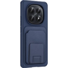 Gpack Xiaomi Redmi Note 15 Uyumlu Kılıf Bikart Kartlıklı Standlı Tpu Lacivert