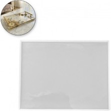 Epoksi Dikdörtgen Söz ve Nişan Tepsisi Kalıbı 25X30 cm