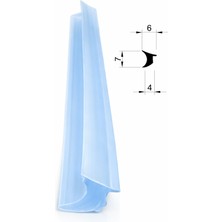 MAKPLASTİK FİTİL PROFİL DKF 012 Duşakabin Fitili 20 Metre Şeffaf