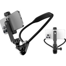 Mestore Çok Amaçlı Boyun Askılı Telefon Tutucu 360 Derece Döner ve Hızlı Kurulum