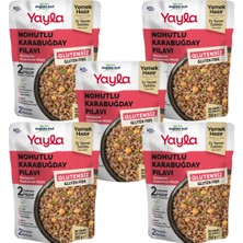 Yayla Yemek Hazır Glutensiz Nohutlu Karabuğday Pilavı 250 gr X5