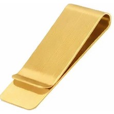 SPELT Metal Kağıt Para Tokası Kart Tutucu Klips Cüzdan Ataş Altın 5cm x 1,5cm