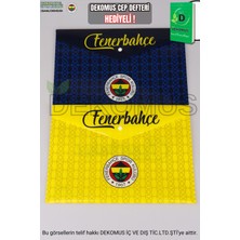 "dekomus Cep Defteri Hediyeli" Yeni Sezon Lisanslı Fenerbahçe 2'li Çıtçıtlı Dosya