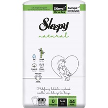 Najmaddin Sleepy Natural Bebek Bezi 0 Beden Premature 44 Adet