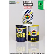 "dekomus Cep Defteri Hediyeli"  Yeni Sezon Lisanslı Fenerbahçe Metal Kumbara