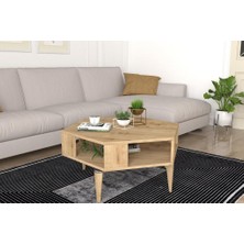 Dekorister Kipera Geometrik Orta Sehpa Safir