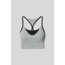 Tommy Life Taş Standart Fit Baskılı Sırt Detaylı Kadın Spor Büstiyer - 97300