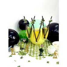 Fluparty Toy Soldiers - Oyuncak Asker Temalı Figürlü Pipetler