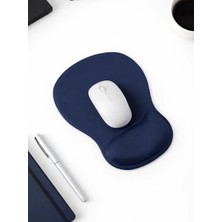Black Deer Bilek Destekli Mouse Pad Ergonomik Kaymaz Taban Mouse Pad , Bilek Koruyucu Lacivert Mouse Pad