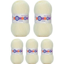 Maarketim 5 Adet Festival Simli Örgü İpi Yünü Renk No:223