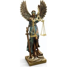 Starseven 30X9 cm Polyester Kanatlı Adalet Biblosu