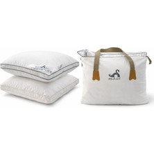 Assa Home Microjel Yastık Çift Biyeli Yastık Kılıfı Çantalı