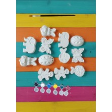 Crafts Tasarım Atölyesi Taş Boyama ve El Becerisi Geliştirme Seti ( Çocuk Gelişimi Etkinliği )