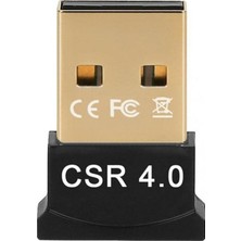 CoverZone EY04 | Bluetooth 4.0 USB Adaptör Csr Chipset Kablosuz Dongle – Plug & Play Mini Nano Alıcı Verici – Pc Laptop Için Bluetooth Kulaklık Hoparlör Klavye Mouse Gamepad Bağlantı Aparatı
