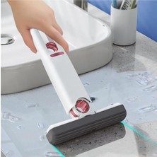 Feyza Design Kendinden Sıkmalı Mini Mop, Cam ve Fayans Temizliği Için Pratik Çözüm