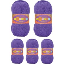 Maarketim 5 Adet Festival Simli Örgü İpi Yünü Renk No:241