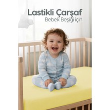 %100 Pamuk Penye Lastikli Bebek Çarşafı | Nefes Alan Yapı, Park Yatak ve Beşik Tüm Ebatlarla Uyumlu