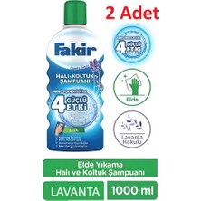 Fakir Halı Şampuanı Elde Lavanta 1000 ml * 2AD