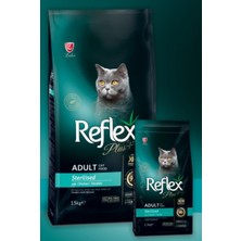 Reflex Plus 15 kg Tavuklu Kısırlaştırılmış Kedi Maması Yetişkin Kedi İçin Premium Kalite