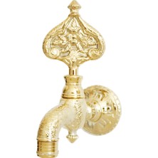 LPD Desenli Osmanlı Musluğu Pvd - Altın Sarı (Perlatörlü)