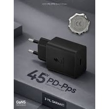 ⚡️ Simex 45W Pd-Pps Hızlı Şarj Seti ⚡️ Yeni Nesil Gan5 Teknolojisi ile Daha Hızlı,