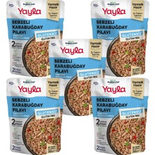 Yayla Yemek Hazır Glutensiz Sebzeli Karabuğday Pilavı 250 gr X5