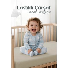%100 Pamuk Penye Lastikli Bebek Çarşafı | Nefes Alan Yapı, Park Yatak ve Beşik Tüm Ebatlarla Uyumlu