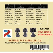 Plastik Rotil M10 Rafsteel RS869391RT102 /12ADET