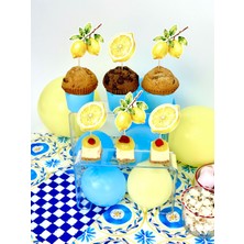 Fluparty La Dolce Vita - Limon / Akdeniz Temalı Kapkek Süsleri